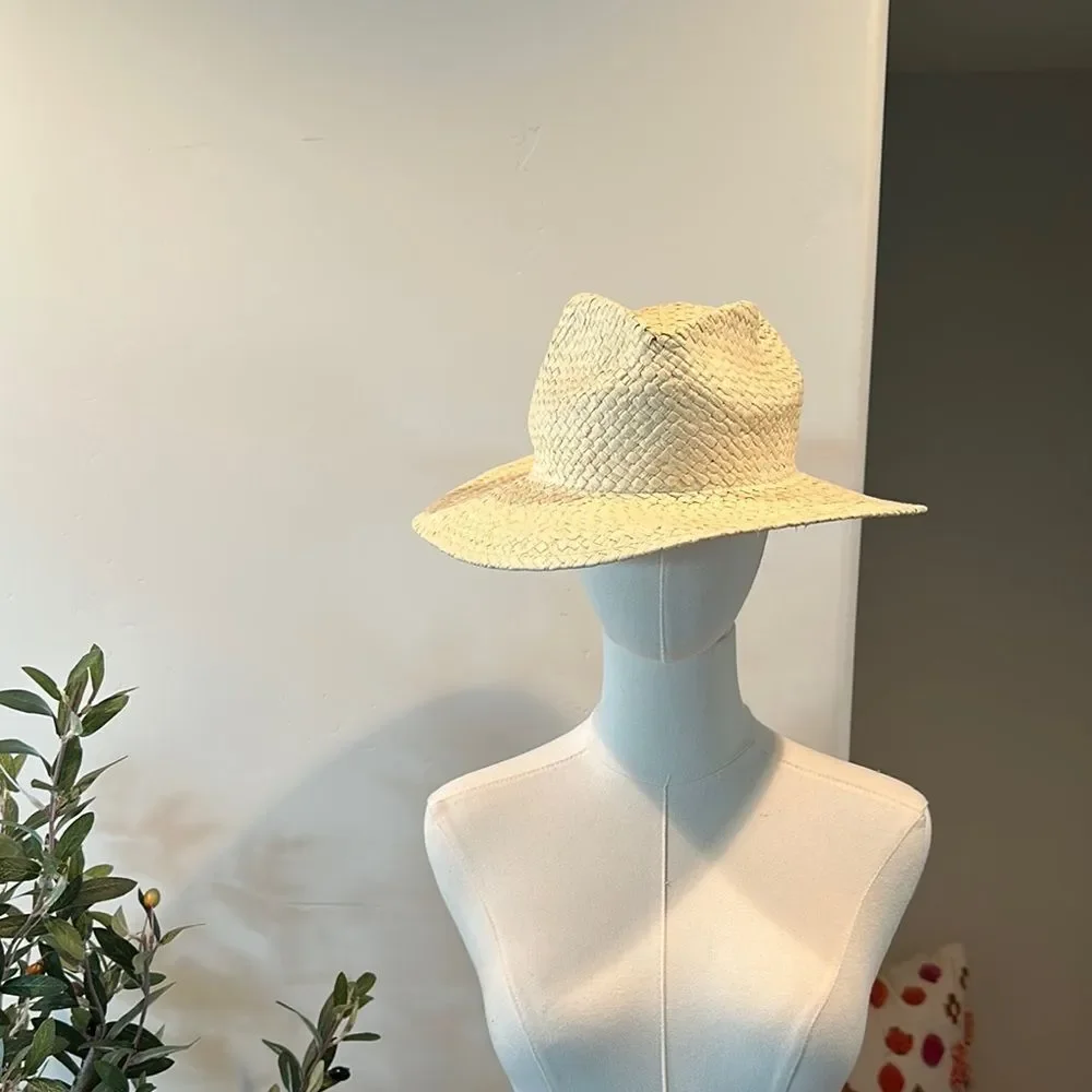 Madewell Packable Straw Hat Size M/L New!